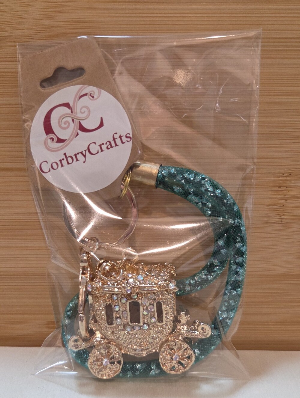 ✨ Luxury Rhinestone Cinderella Carriage Bag Charm & Keychain ✨ - Picture 16 of 16